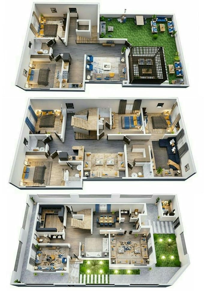 Do architectural building permit and blueprints in cad revit by ...