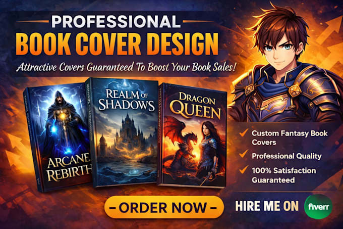 design creative book covers and eye catching posters