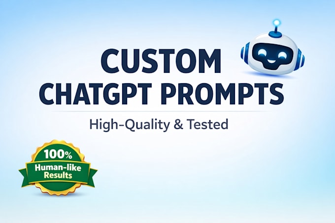 create custom chatgpt prompts for your work