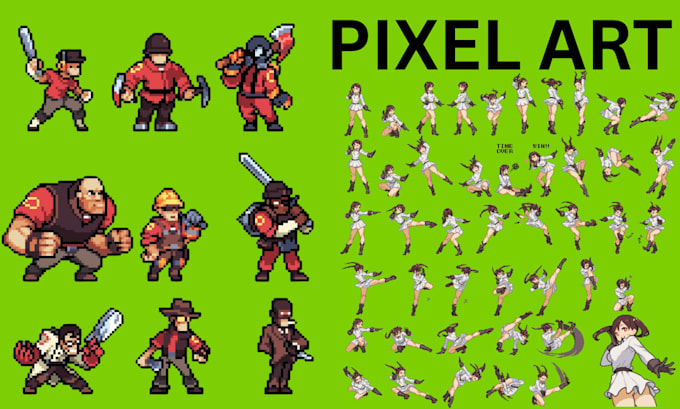 create pixel art tileset and spritesheet for godot or unity