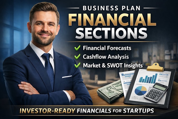 create business plan financials and cashflow forecast