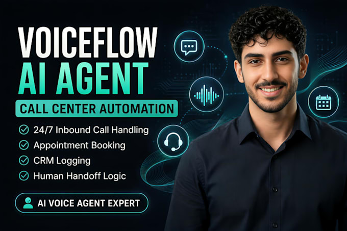 build a voiceflow ai voice agent for inbound call center automation