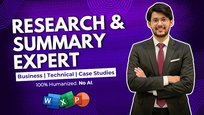 write a business case study research report and presentation