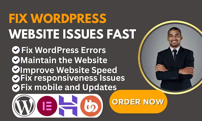 set up and repair your wordpress website