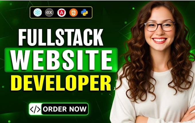 do website development as full stack developer react js PHP laravel developer