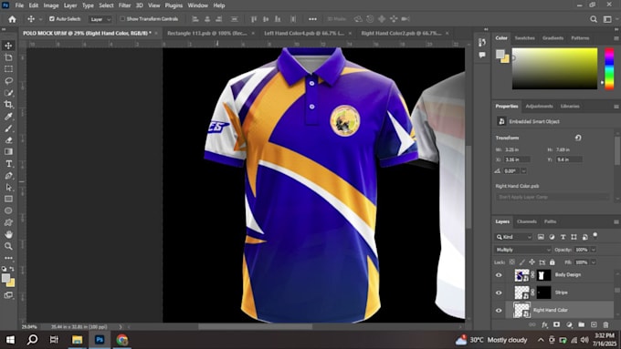 create realistic polo shirt and jersey mockups