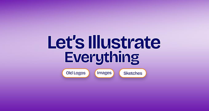 redraw logo, convert sketches to illustration or vector file
