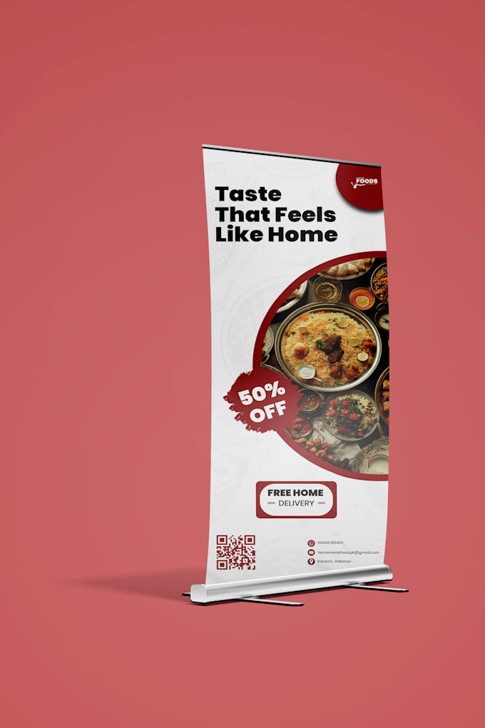 design modern rollup banners display signage
