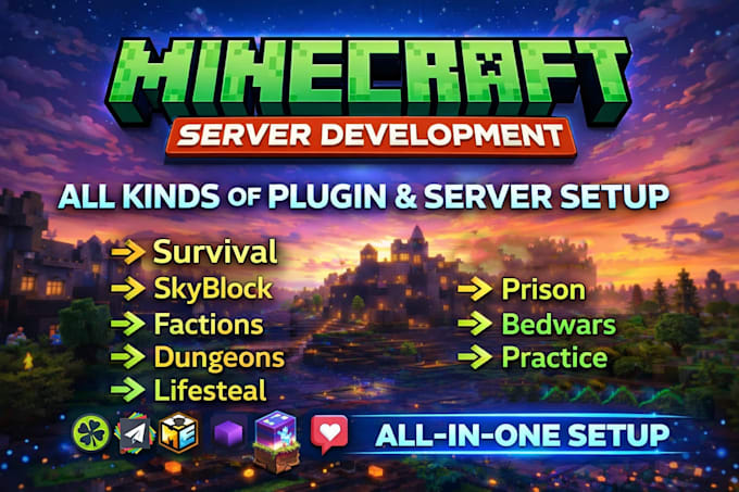 setup and configure a professional minecraft server