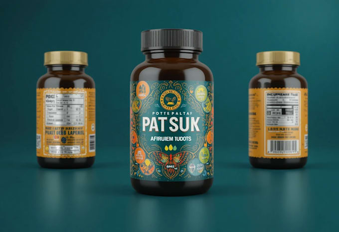 do product label design, supplement label design