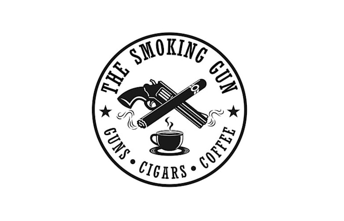 design unique smoking gun logo