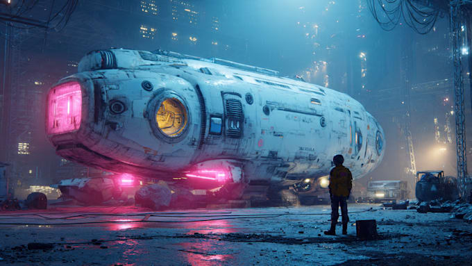 sci fi illustration and sci fi art