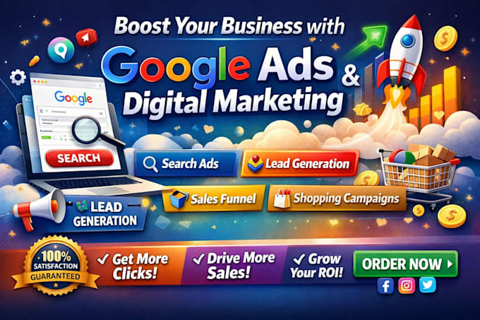 setup and manage google search PPC and pmax campaign