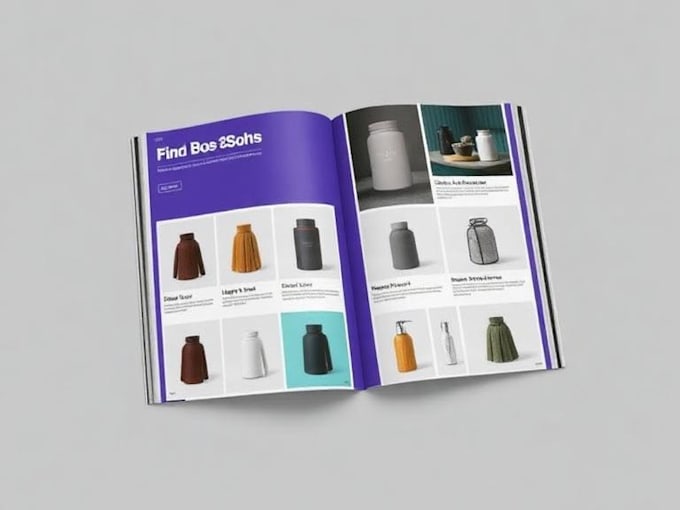 create modern product catalog design with indesign