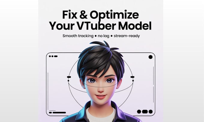 fix, optimize and setup your vtuber model for smooth streaming and debut