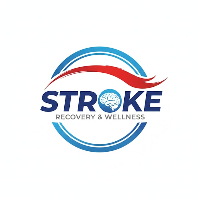 design a professional and caring stroke recovery centre logo