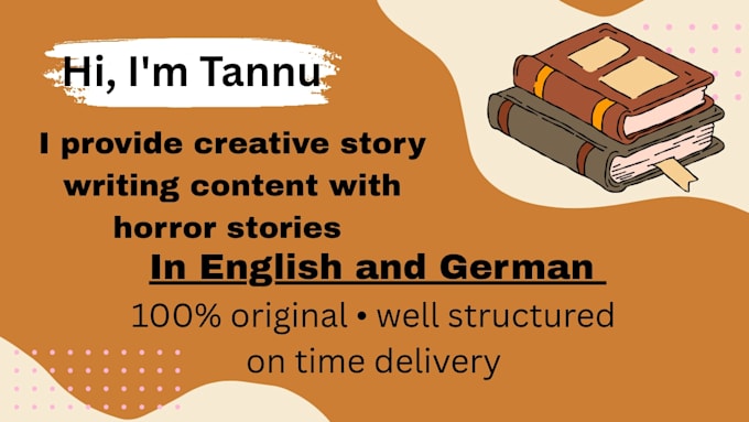 write creative fantasy and horror story