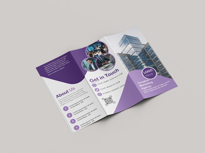 design bifold trifold brochures and menus for your business