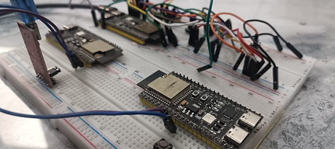 develop embedded iot system using esp32,stm32 and arduino
