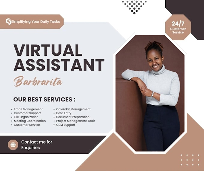 be your personal virtual assistant and social media manager