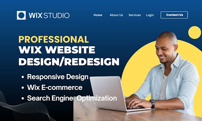 wix studio website, redesign wix website, business website