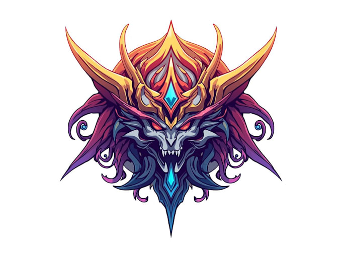 create logo designer anime, fantasy