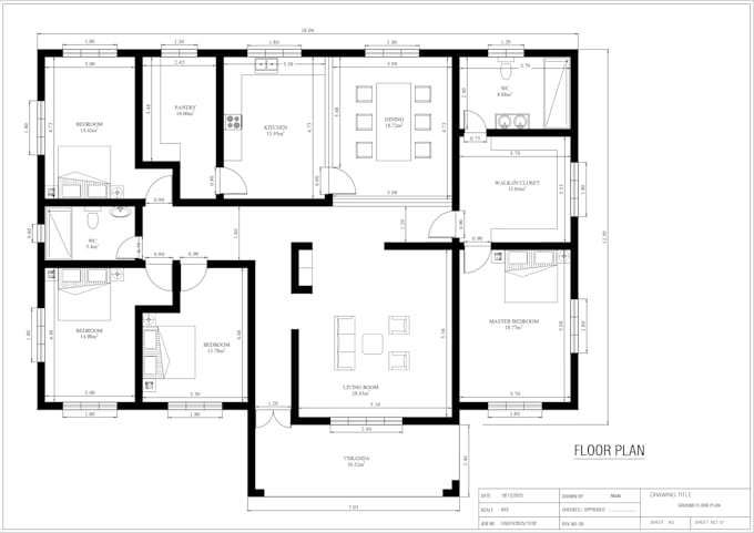 redraw your floor plan in autocad 2d fast and accurately