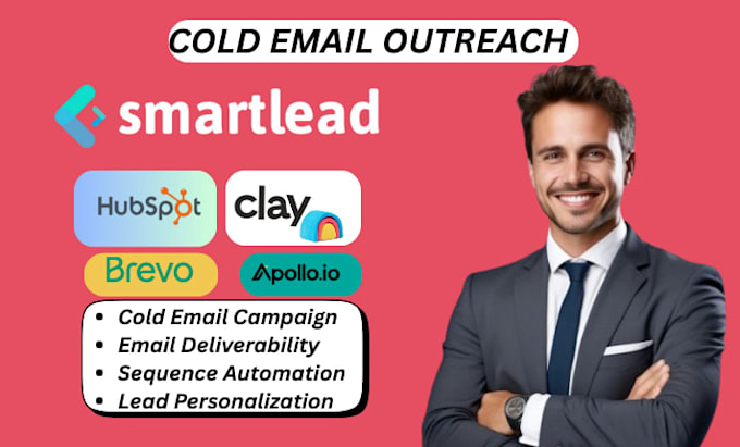 Set up smartlead ai, instantly ai, klaviyo and clay com cold email ...