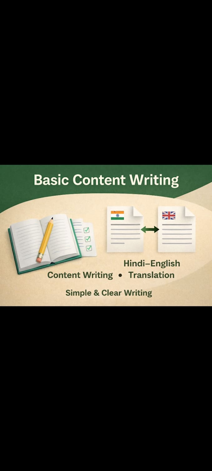 do manual english to hindi translation or SEO content writing