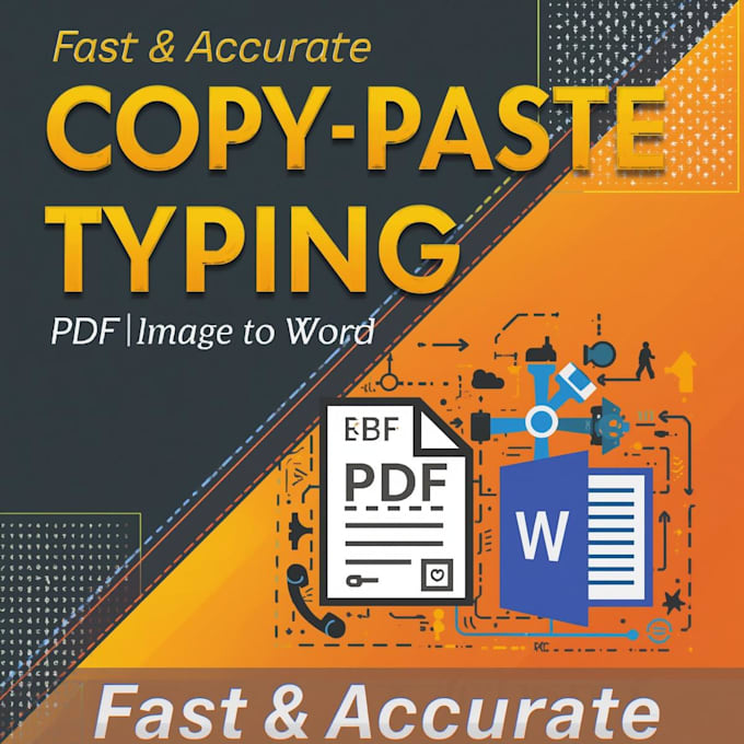 Do copy paste and typing work accurately by Chamanlal123 | Fiverr