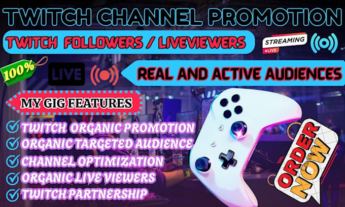 Promociona tu canal de twitch con espectadores en vivo reales y ...