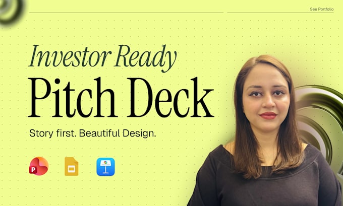 Design an investor pitch deck presentation in powerpoint ppt by ...