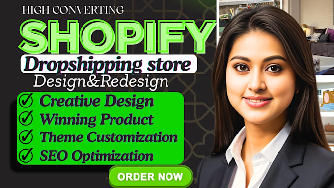 build shopify store or dropshipping ecommerce store