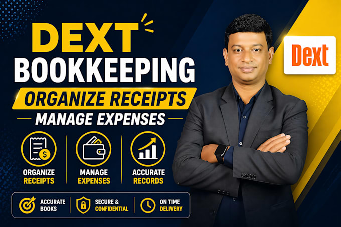do dext bookkeeping, organize receipts and manage expenses
