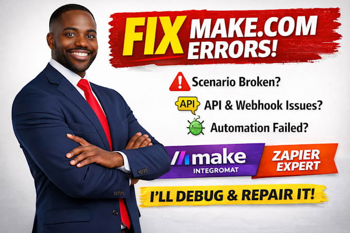 fix n8n make com automation make com n8n scenario make com automation n8n expert
