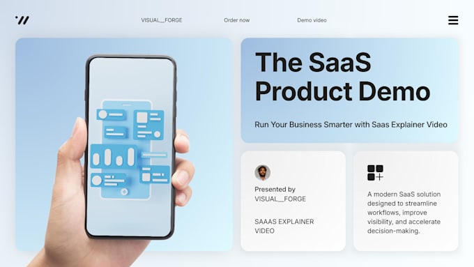 saas explainer video or saas demo video for saas product
