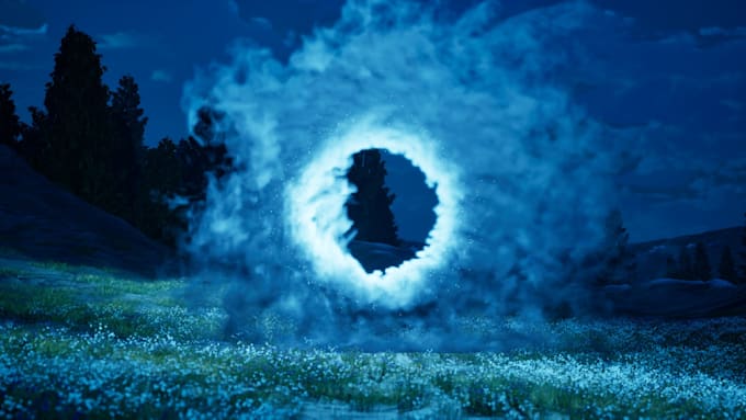 create unreal engine vfx, realtime vfx in niagara particle system, unreal engine