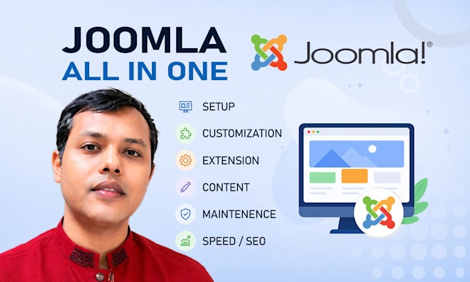fix, update, and maintain your joomla website