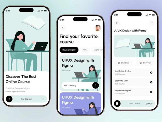 create an interactive educational and learning mobile app