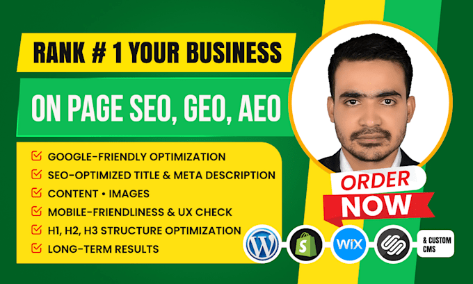 do advance on page SEO, GEO, aeo optimization for top ranking