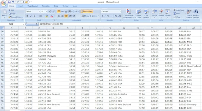 do accurate data entry in excel or google sheets