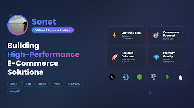 Build a modern full stack ecommerce website frontend backend by Sonet23 ...