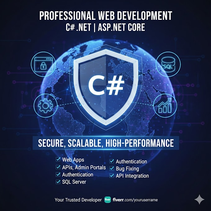 build secure web applications in  asp dotnet core