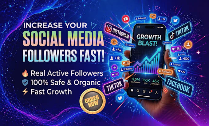 increase your social media followers organically and safely