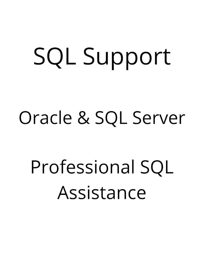 fix complex sql issues in oracle or sql server