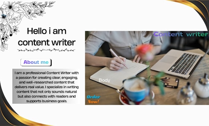 be your professional content writer