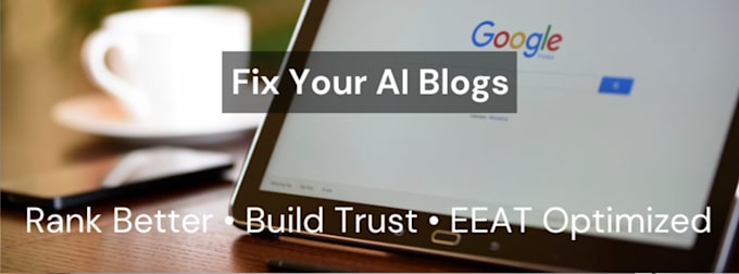 rewrite ai content and optimize your blogs for google eeat