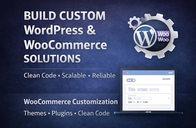 build custom wordpress and woocommerce solutions