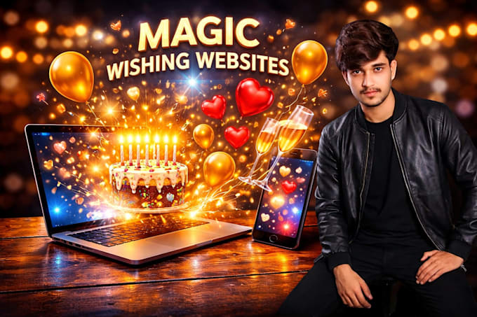 create a beautiful birthday or anniversary wish website
