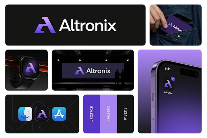 create startup technology, software and saas logo design